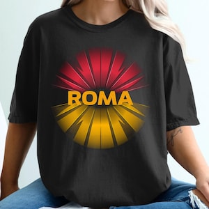 Rome Colors Flag Design PNG, Rome - Italy City Emblem, Rome Shirt Design, Italy Gifts, Bandiera di Roma