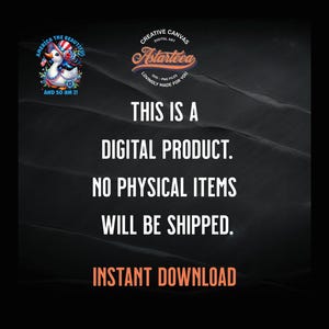 Instant Download Digital Black Background, Creative Canvas No Physical Items, Virtual Product Text Art
