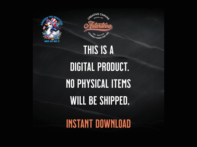 Instant Download Digital Black Background, Creative Canvas No Physical Items, Virtual Product Text Art
