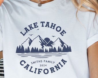 Custom Family Lake Vacation T-Shirt: Personalized Camping Trip Tee