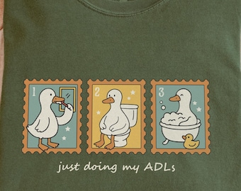 Funny Goose OT Shirt, Comfort Colors Occupational Therapy Gift