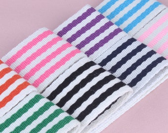 1.5 inch Cotton Webbing-Striped webbing for clothing luggage accessories-Shoulder Strap-Safety belt-DIY Clothing supplies-1 yards We0043