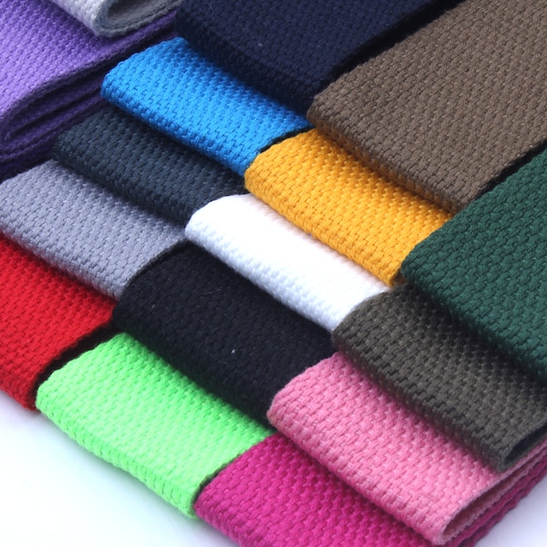 2 inch cotton webbing-Suitable for clothing luggage accessories-1yards-Sewing webbing-Color webbing-Clothing supplies We008