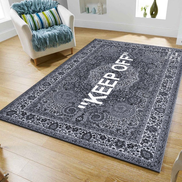 offwhite grass rug