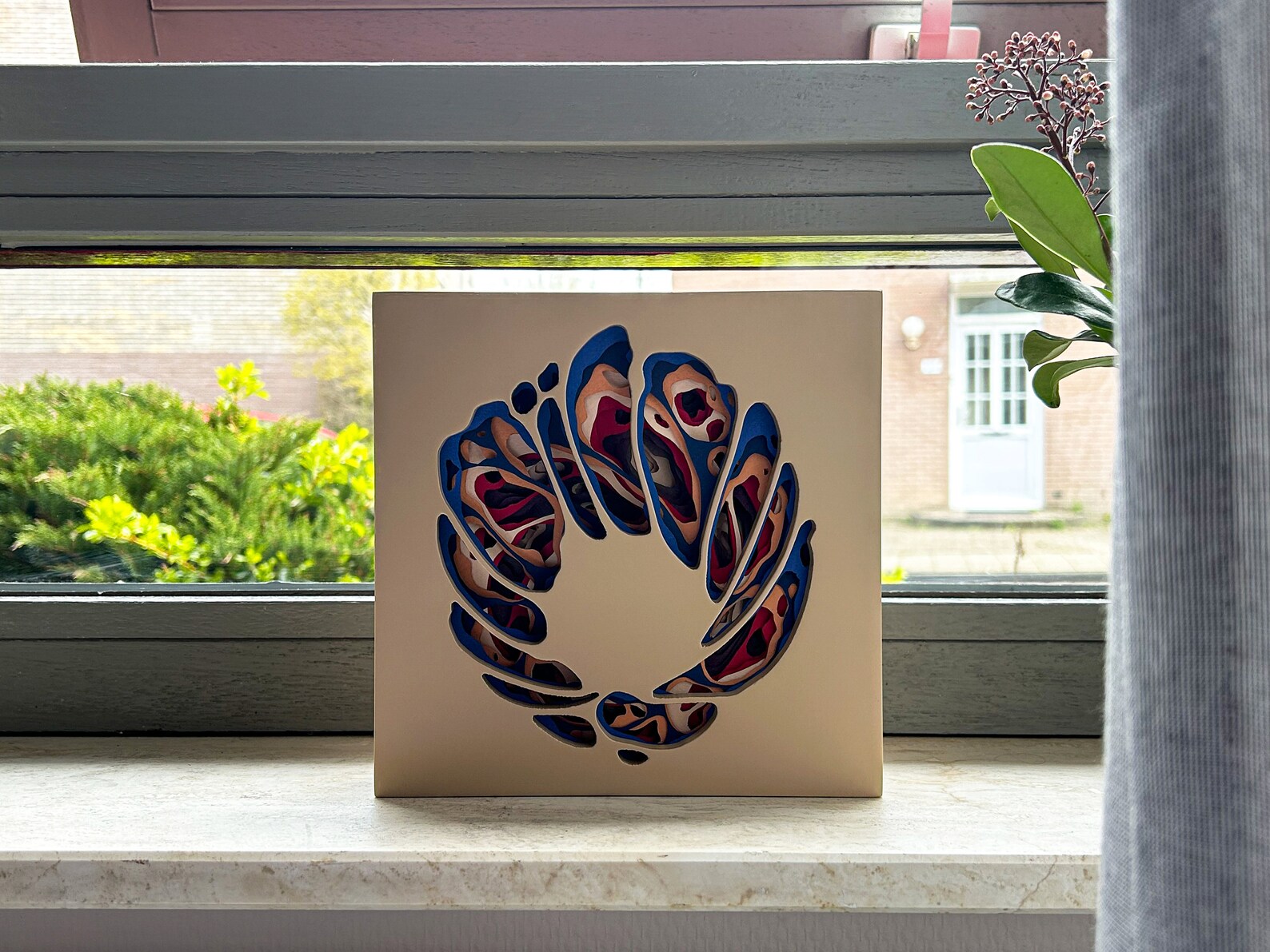 Unique Minimalist Gift Flower Art Original New Home Gift Etsy