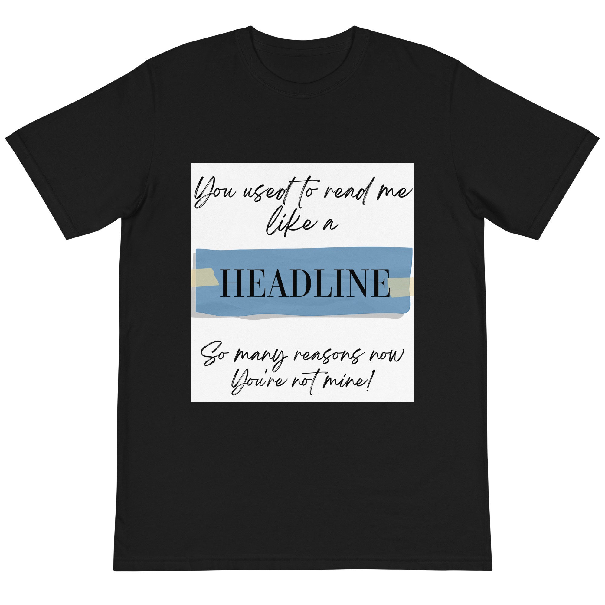 headline - louis tomlinson shirt w/ back print