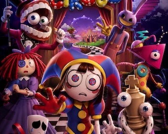 Original painting the amazing digital circus Fanart