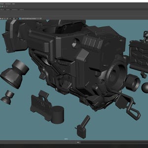 BT-7274 Articulated 1/12 Scale STL File - Titanfall 2 Printable 3D Model image 5