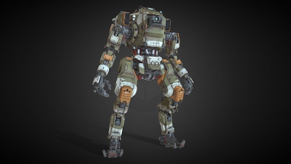 Fichier STL BT-7274 Articule 1/12  - Titanfall 2  Modèle 3D Imprimable