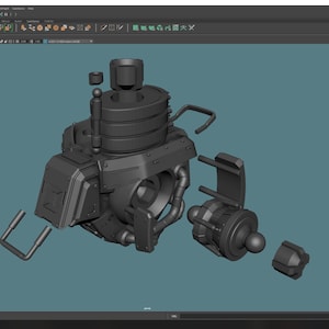 BT-7274 Articulated 1/12 Scale STL File - Titanfall 2 Printable 3D Model image 7