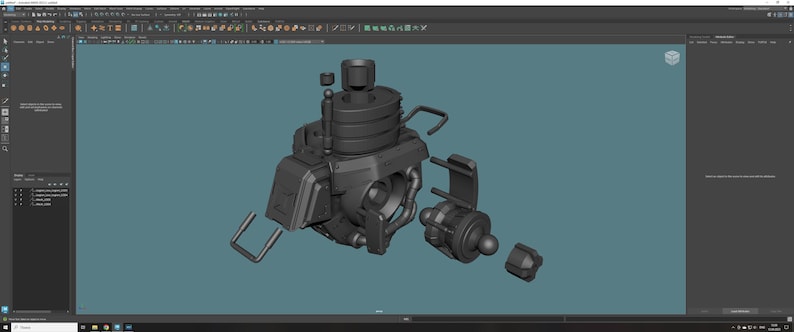 BT-7274 Articulated 1/12 Scale STL File - Titanfall 2 Printable 3D Model image 7