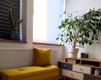 Banco LOVARE estofado com prancheta da Rossi Furniture Bench