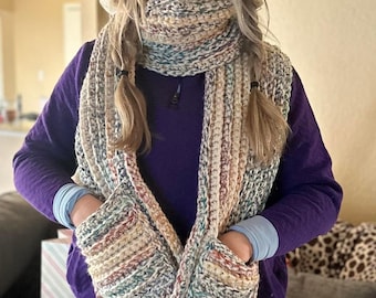 Lenço de bolso de crochê