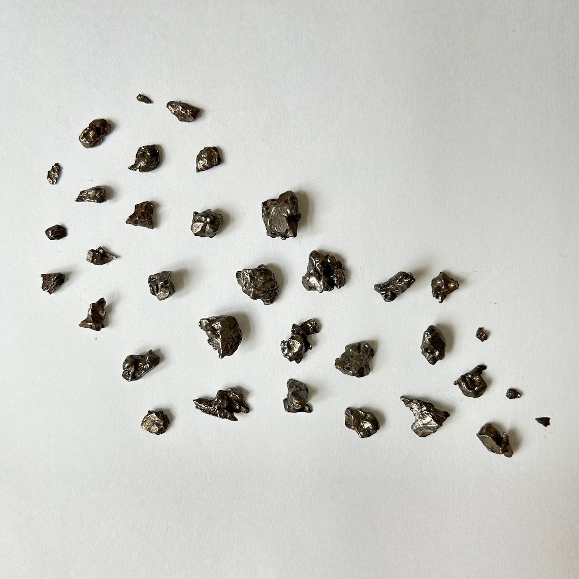 14K Solid Gold Authentic Campo Del Cielo Meteorite Engagement Ring Set ...