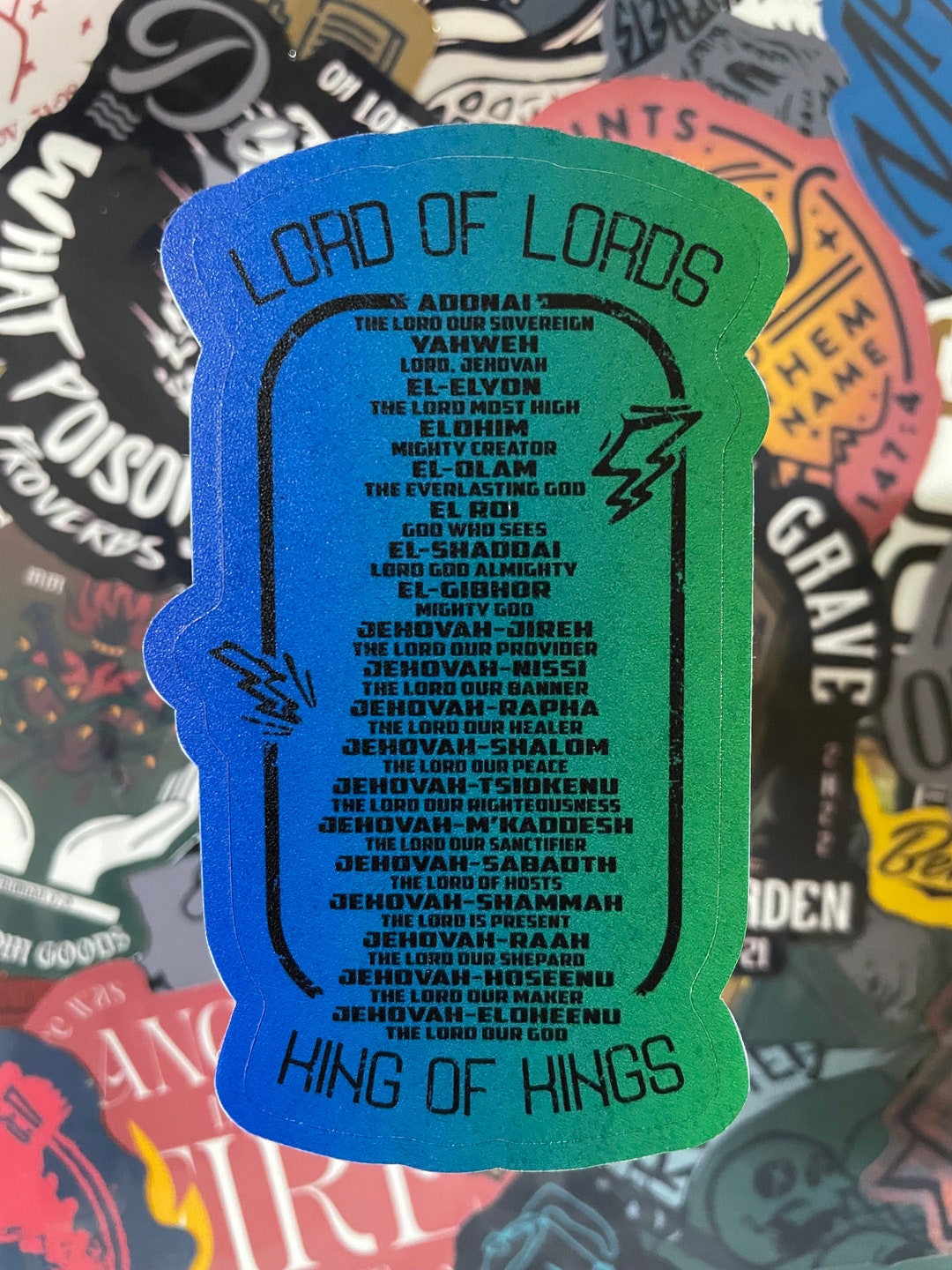 Lords Sticker, Vinyl Sticker, Christian Sticker, Jesus Decal, God ...