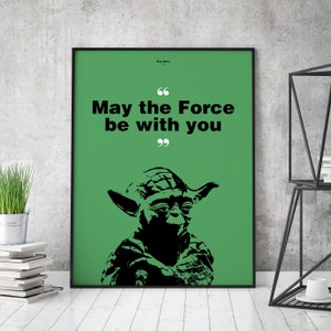 Star Wars Movie Quote Poster | Digital Download | Wall Art Print | Printable Wall Art | Movie Quote | Gift Idea
