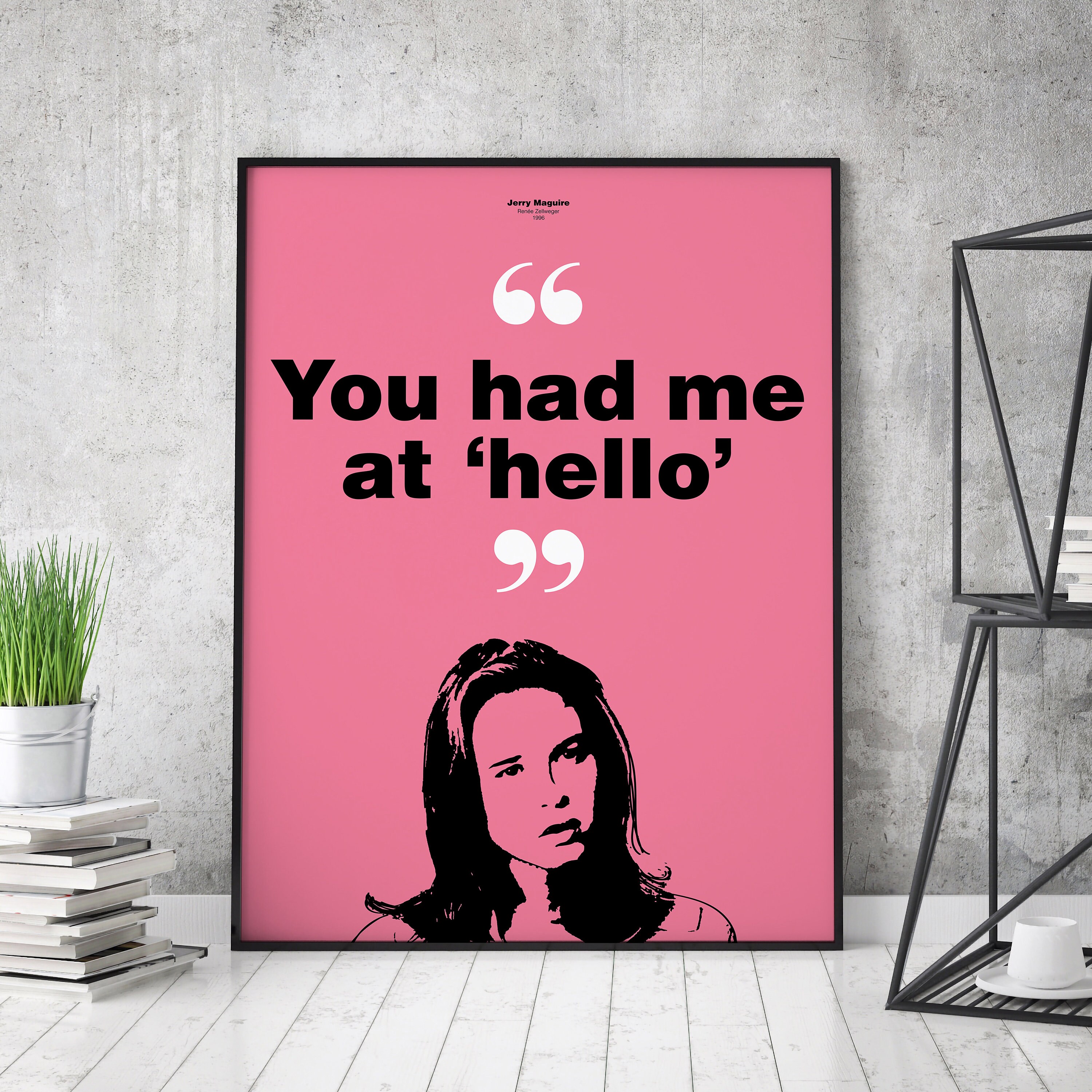 Jerry Maguire Movie Quote Poster Digital Download Wall Art Print