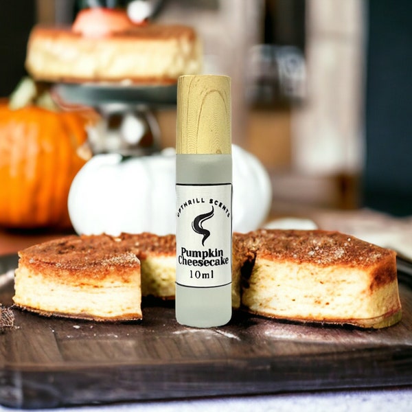 Pumpkin Cheesecake Gourmand Roll On Perfume Oil, Spice Scent Perfume, Non-Toxic, 10ml bottle