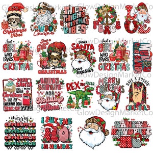 Feliz Natal Pacote Png, Natal Png, Natal Png, Western PNG, Papai Noel PNG, Pacote Png, Designs De Sublimação, Download Digital