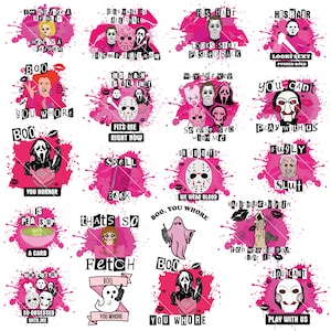 Mean Girls Png Bundle, Mean girls png, Halloween png, Horror png, Horror Character PNG, digital download