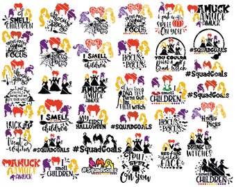 Hocu Pocu PNG, Halloween Png, Sandersonn Sisterss Png, Hocu Pocu Halloween, Witches Png, Halloween Sublimation