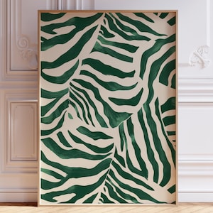 Green Abstract Wall Art, Modern Wall Art, Abstract Art Print, Contemporary Art, Minimalist Poster, Large Modern Decor, Trendy Printable Art