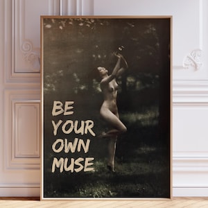 Feminist Wall Art, Altered Art Print, Women Empowerment Print, Girl Room Decor, Eclectic Poster, Maximalist Decor, Feminist Art, Printable