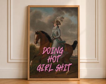 Feminism Poster, Altered Art Print, Feminist Quote Art, Maximalist Home Decor, Digital Download