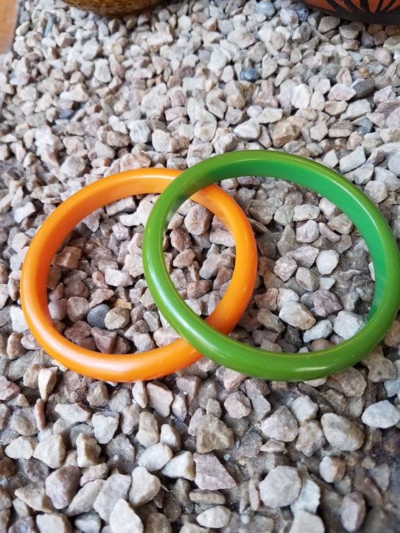 Bakelite bracelets set of two