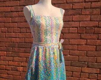 70s Gabar Rainbow Confetti Swimsuit