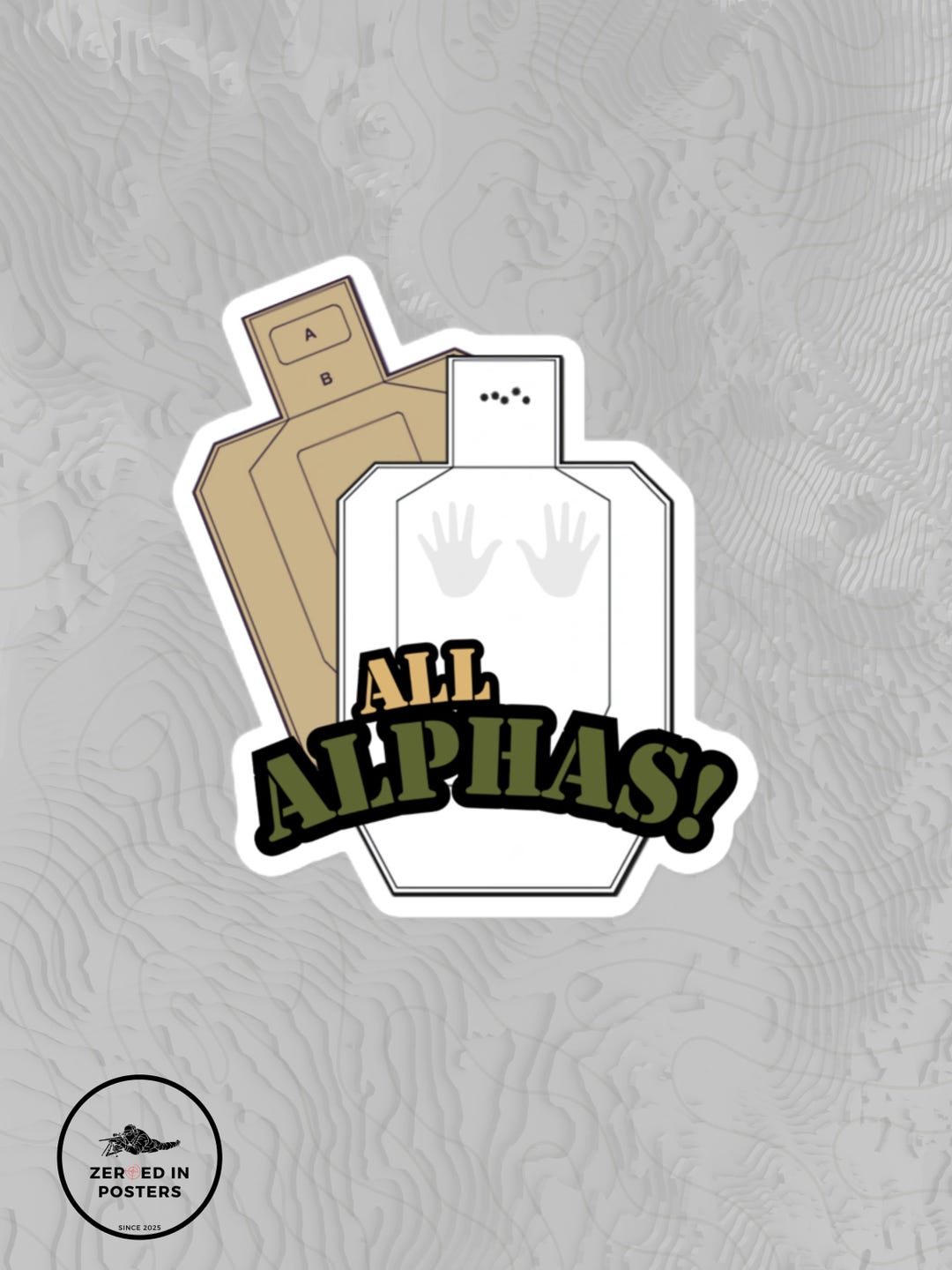 All Alphas! Stickers (5 Count) | Durable Tactical Gear Stickers - Etsy