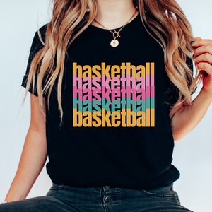 Basketball Shirt Basketball Wife TShirt Gift For Basketball Mom Game Day Shirt Basketball Gifts Sports Gifts Women Basketball Shirts