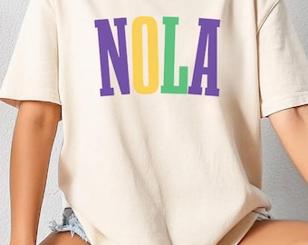 NOLA Comfort Colors Shirt - New Orleans Vacation Souvenir Tee