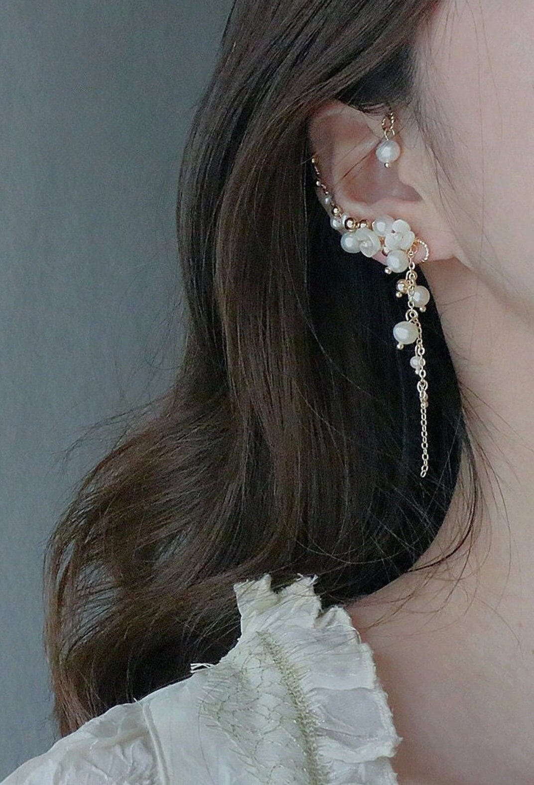 Dangling ear hotsell cuff