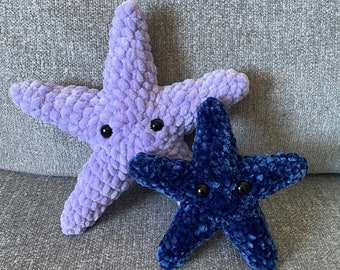 Cute Crochet Starfish Plushies, Birthday Gift Stuffed Toy for Kids and Adults