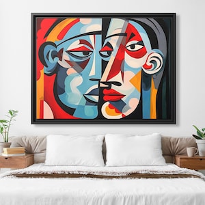 Cubist Painting Pablo Picasso Pint Wall Art Picasso Cubist Artwork Picasso Wall Art Abstract Art Work Picasso Drawing Huge Wall Art Picasso