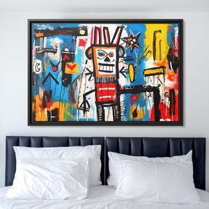 Modern Art Canvas Street Art Print Abstract Wall Art Graffiti Art Print Large Canvas Art Trendy Wall decor Urban Art Canvas Abstract Print