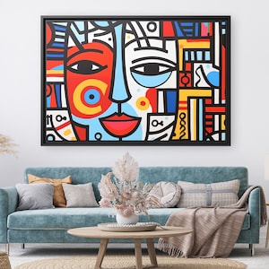 Keith Haring Wall Art Haring Pop Art Keith Haring Pop Artwork Pop Culture Poster Keith Haring Popart Street Art on Canvas Keith Pop Art