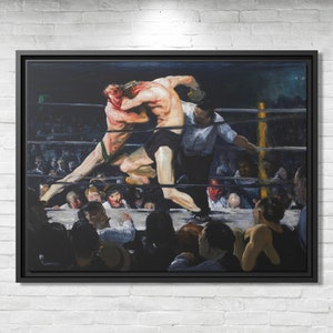 Boxing Wall Art Famous Painting Boxing Decor Modern Sports Art Boxing Painting Boxing Motivation Boxer Wall Art Boxing Gift Idea Boxer Print