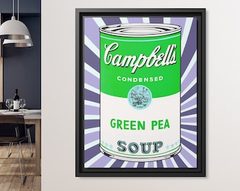 Campbell Soup Can Wall Art Pop Culture Andy Warhol Print Soup Poster Retro Pop Art Soup Warhol Poster Andy Warhol Soup Campbell Pop Art Soup