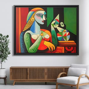 Cubist Painting Pablo Picasso Pint Wall Art Picasso Cubist Artwork Picasso Wall Art Abstract Art Work Picasso Drawing Huge Wall Art Picasso