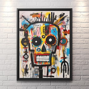 Abstract Art Graffiti Canvas Wall Art Street Art Print Graffiti Painting Pop Culture Art Abstract Street Art Hypebeast Decor Large Wall Art