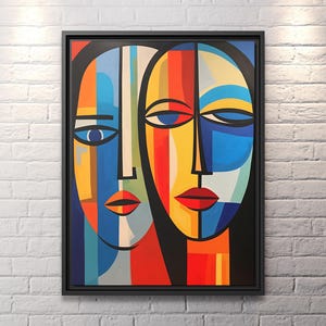 Cubist Painting Pablo Picasso Wall Art Cubism Print Picasso Canvas Print Picasso Art Home Decor Picasso Cubism Artwork Picasso Art Print