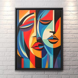 Cubist Painting Pablo Picasso Wall Art Cubism Print Picasso Canvas Print Picasso Art Home Decor Picasso Cubism Artwork Picasso Art Print