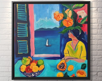 Henri Matisse Canvas Henri Matisse Print Henri Matisse Art Matisse Canvas Print Henri Matisse Poster Matisse Gallery Wall Matisse Painting