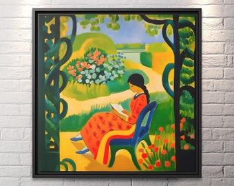 Henri Matisse Art Fauvism Print Henri Matisse Canvas Fauvism Art Cute Apartment Decor Matisse Woman Henri Matisse Print Matisse Painting