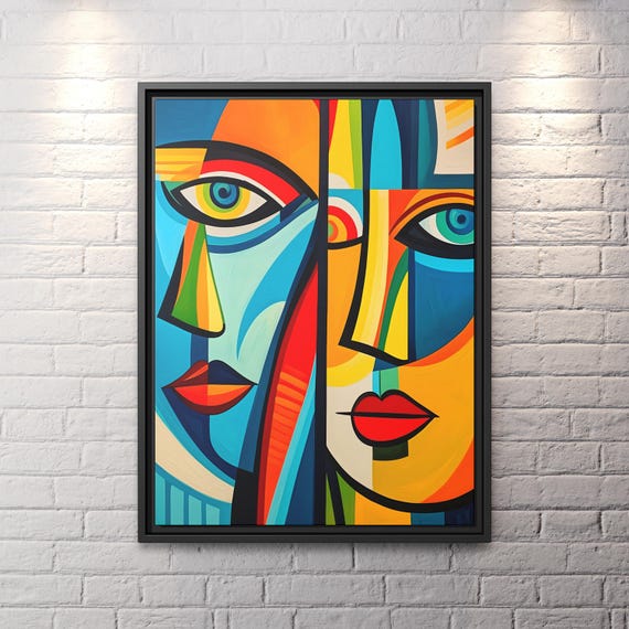 Cubist Painting Pablo Picasso Wall Art Cubism Print Picasso Canvas Print Picasso Art Home Decor Picasso Cubism Artwork Picasso Art Print