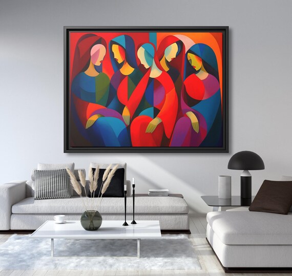Cubist Painting Pablo Picasso Pint Wall Art Picasso Cubist Artwork Picasso Wall Art Abstract Art Work Picasso Drawing Huge Wall Art Picasso