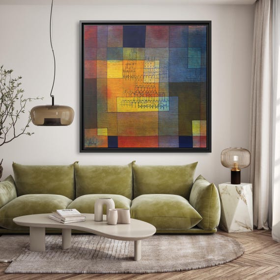 Polyphonic Architecture Paul Klee Wall Art Paul Klee Painting Famous Abstract Paul Klee Print Abstract Painting Paul Klee Artwork Paul Klee