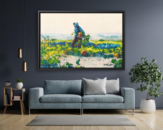 Winslow Homer For to Be a Farmers Boy Winslow Homer Painting Huge Home Decor Wall Art Winslow Homer Painting Winslow Homer Farmer Boy Print